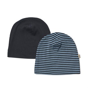 Wheat - 2 pk Hat Soft Aidan, Bright Blue Stripe